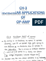 CH - 3 - Nonlinear Applications of OpAmp