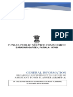 Punjab Public Service Commission: General Information