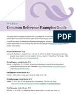 APA Reference Guide 7th Edition