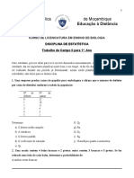 Análise estatística de defeitos em caixas de papelão e probabilidades em amostragens múltiplas