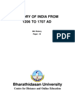 History of India From 1206 To 1707 AD