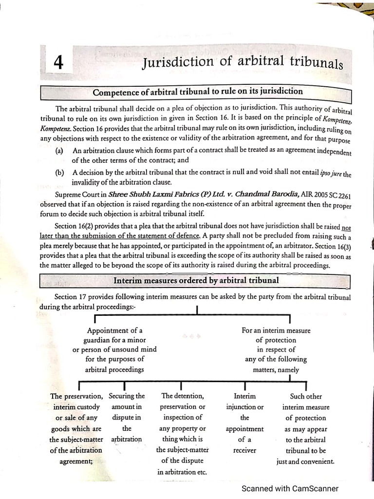 Jurisdiction of Arbitral Tribunal | PDF