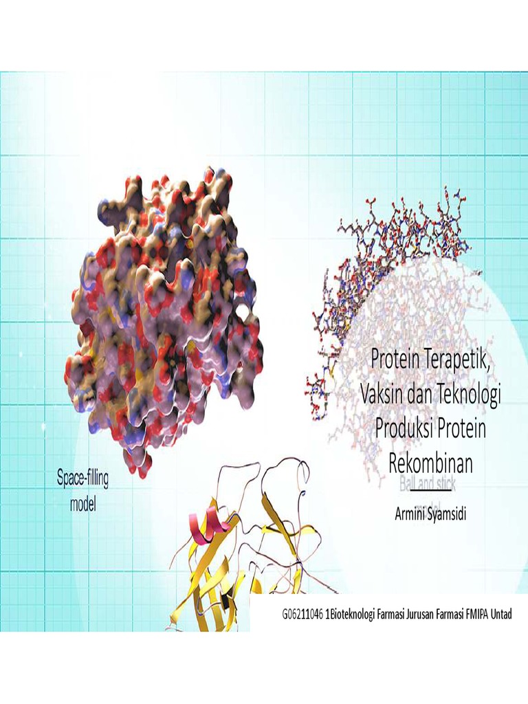 Protein Terapetik, Vaksin Dan Teknologi Produksi Protein Rekombinan ...