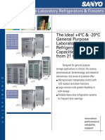 The Ideal +4°C & - 20°C General Purpose Laboratory Refrigeration in Capacities From 21 To 61 Cu. FT