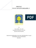 Diktat Kalkulus Multivariabel I: Oleh Atina Ahdika, S.Si, M.Si Ayundyah Kesumawati, S.Si, M.Si (Program Studi Statistika)