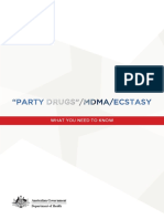 "Party Drugs" - MDMA - Ecstasy Detailed Resource (For Parents - Teachers)