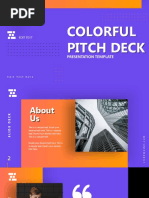 Colorful Pitch Deck: Presentation Template