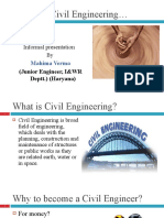 Career in Civil Engineering : Informal Presentation