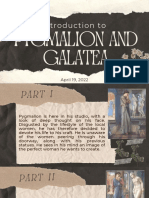 Introduction To: Pygmalion and Galatea