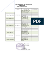 Jadwal Piket Idul Fitri 2022