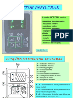 Monitor INFO-TRAK: funções e ajustes da colheitadeira