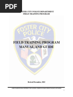 Field Training Program Manual and Guide