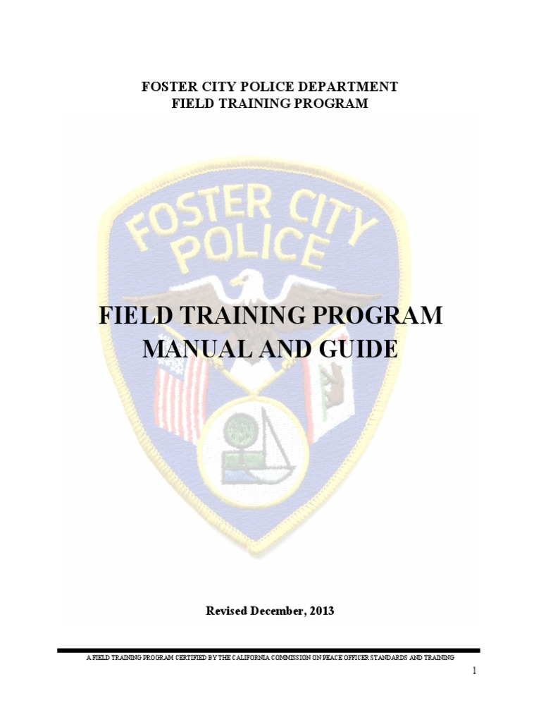 Fto Manual and Guide PDF Police Evaluation