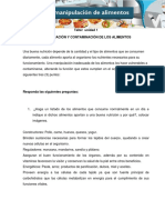 Taller Unidad 1 Clasificación Y Contaminación de Los Alimentos