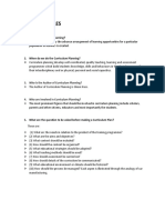 Grace S. Rosales: 1. What Is Curriculum Planning?