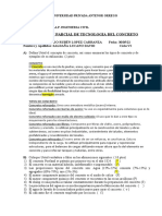 1 Examen Parcial de Tecnologia Del Concreto