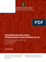 Program Kerja ZI Badiklat Hukum Dan HAM Jawa Tengah 2020