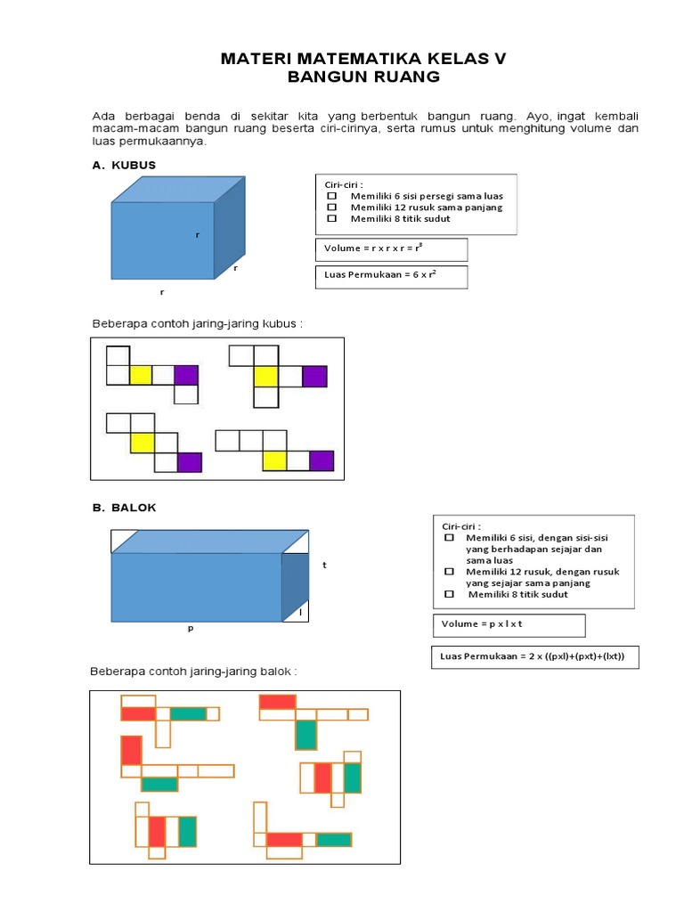 Materi Matematika Kelas 6 Bab 4 | PDF
