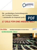 Medien Powerpoint Kurzvorstellung SDGs