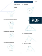 Circunferencias y teoremas geométricos