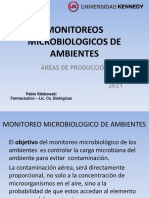 Monitoreo Microbiologico de Ambientes 2020