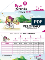 Bloc Etapes Tour Des Grands Cols 2021 VELONIMO