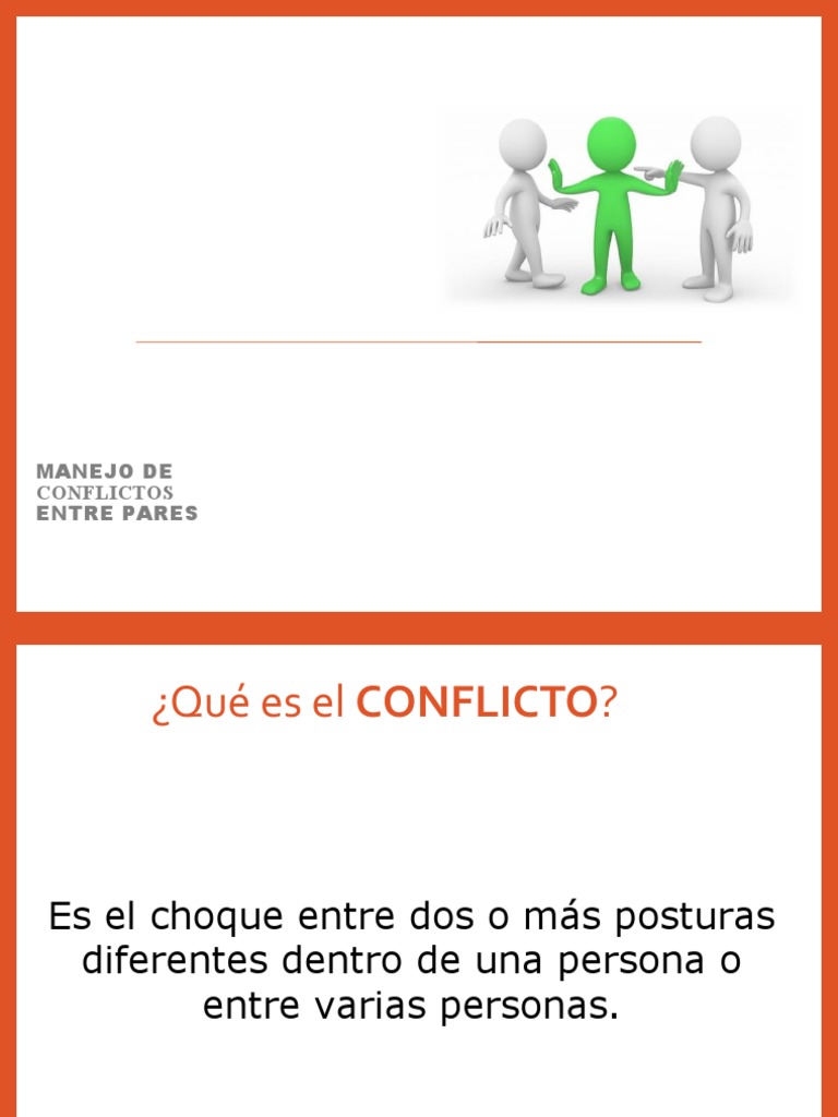 Manejo de Conflictos y Emociones en Pares | PDF | Las emociones | Adultos