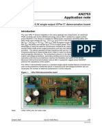 An2753 Application Note: 6 W Single-Output Viper17 Demonstration Board