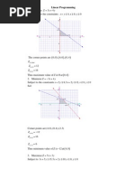 Z X y X y X Y: Linear Programming