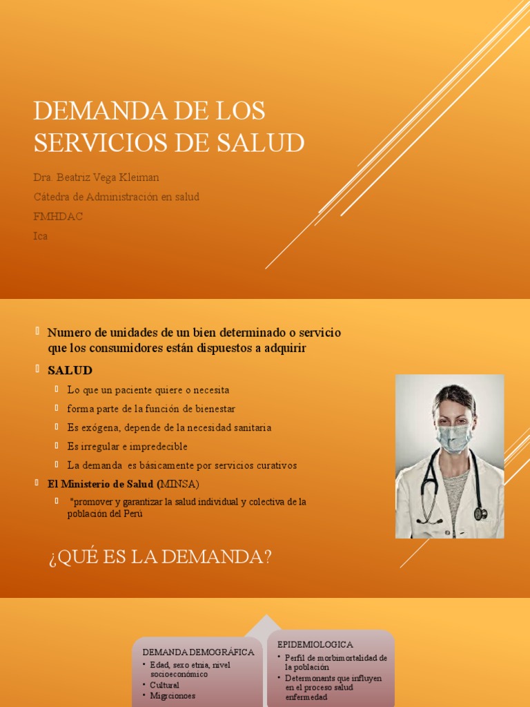 Demanda y Oferta en Servicios de Salud | PDF | Gestión de recursos ...