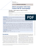 Do Assisted Conception Twins Have An Increased Risk For Anencephaly