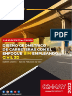 Brochure - Diseño Geométrico de Carreteras Con El Enfoque BIM