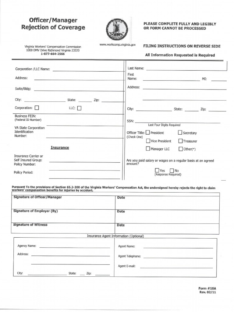 Exclusion form pdf