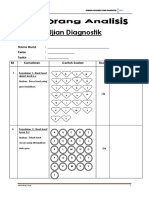 Borang Analisis Ujian Diagnostik