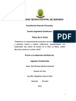 Tesis de Guaricos o Cariocos Con Ganacias Pesos y Demas