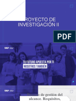 Proyecto de Investigacion Ii - Gadp - Camere