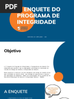 1 Enquete Do Programa de Integridade: Diretoria de Compliance - Dco