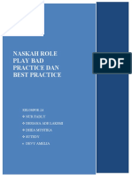 Naskah Role Play Bad Practice Dan Best Practice