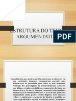 Estrutura Do Texto Argumentativo