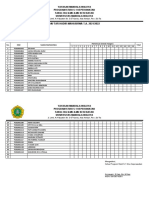 DAFTAR HADIR MAHASISWA