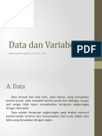 Data & Variabel