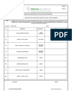 Lista de Asistencia Platicas