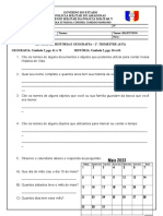 Revisão Historia e Geografia Av1 - 2º Trimestre