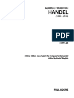 Handel - Xerxes, HWV 40 (Steglich) - Conductor's Score