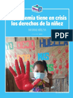Pandemia Tiene en Crisis Derechos de La Niñez-Informe NiñezYA - 11-Mar-21