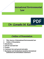 Sources of International Environmental Law 3