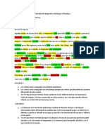 Actividad de Diagnóstico de Lengua y Literatura 1