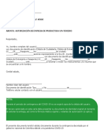 Cruz Verde Formato Carta Autorizacion