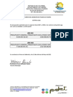 Certificaciones para Informe Procuraduria