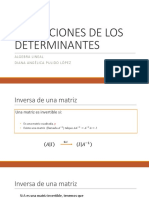 Aplicaciones de Los Determinantes